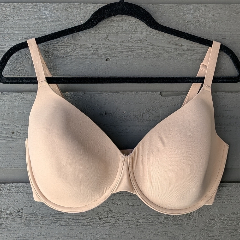 SKIMS Smooth Nude Beige Underwire T-Shirt Bra Size 36DDD